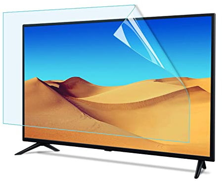 Matte Anti Glare TV Screen Protector Anti-Blue Light/Anti-UV Radiation/Anti Scratch Film Filter, for 32-75inch Smart TV LCD LED Monitor/Clear / 60 Inches 1327x749mm