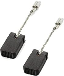 Trade-Shop, 2 spazzole di carbone per motore 6 x 10 x 17 mm, per Bosch GWS 17-125 CIE (3 601 G9H 0H0), GWS 17-125 CIEX (3 601 G9H 100) smerigliatrice angolare di ricambio