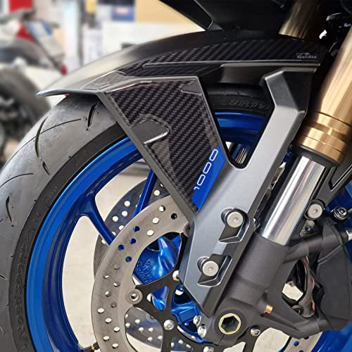 Resin Bike Aufkleber für Motorrad Kompatibel mit Suzuki GSX-S 1000 GT 2022 Metallicblau. Kotflügelschutz vor Stößen und Kratzern. 3D-Harzklebstoff - Stickers - Made in Italy