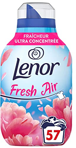 Lenor Ammorbidente Fresh Air 57 lavaggi, fiori - Freschezza ultra concentrata, bottiglia riciclata