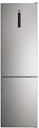 Hoover HOCE7620CX 2D Kühl-Gefrier-Kombination/Freistehend/Total No Frost/Wifi connected & Smart hOn–App/Cooling & Freezing Funktion/Energieklasse C/Inox Look [Energieklasse C]