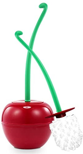 Cute Cherry-shaped Toilet Brush ABS Soft Brush Cleaning Sanitary Brush Set Cleaning Tool (Color : D, Size : Talla �nica) Commemoration Day