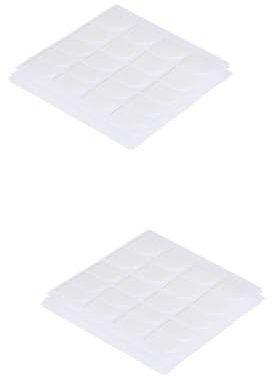 POPETPOP 100feuilles Autocollants Autoadhésifs Blancs De Patchs Faux Accessoires Manucure Pour Application Temporaire Et Professionnelle Facile à Enlever Sans Résidu