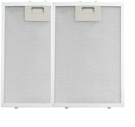 Filtro de repuesto para campana extractora de cocina, 290 x 240 x 9 mm, filtros de grasa de acero inoxidable, filtro de grasa de malla metálica para campana extractora de cocina (2 unidades)