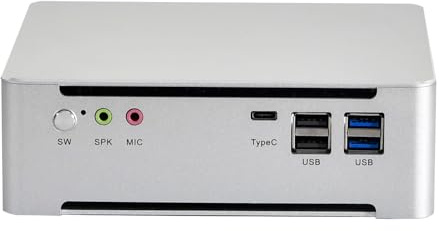 KINGDEL 13° Potente Mini PC, Core i7-1360P 12C/16T Fino a 5.0Ghz CPU, 64GB DDR5 RAM 2TB SSD NVME, supporto triplo display 8K DP/HD/Type-C WIFI6E+BT5.2