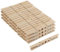 100 Mollette in Legno 7.2x1.0cm, Colore Naturale, Multifunzione Ecologiche per Appendere Note, Foto, Progetti Fai-Da-Te E Asciugare Vestiti
