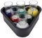 Zerodis 6pcs Billiards Pool Balls Shot Glasses - Fun and Stylish Drinking Glasses for Bar Gatherings and Parties