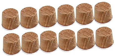 LABRIMP 10-teiliges Flaschenverschluss-Set aus Holz Verschlusskorken für Weinflaschen und Wasserkocher sicher geschmacksneutral alterungsbeständig Normale Größe für den täglichen Gebrauch