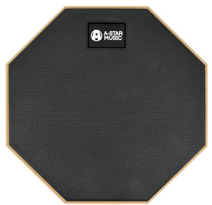 A-Star Übungs-Drum-Pad, 8-Zoll-Silent-Snare-Gummi, Einseitig