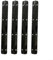 4 Hinges with Screws, for Toolboxes and Wooden Projects Made from Iron, for Cabinet Door Window Hardware Boat