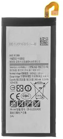 C D R Batteria compatibile con Samsung Galaxy J3 2017 J330F, realizzata per sostituire la batteria EB-BJ330ABE originale da 2400 mAh