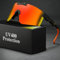 Flamengo Sport Sonnenbrille | Polarisierte UV400 Viper-Brille | TR90 Rahmen & TAC Gläser | Ideal für Ski, Radsport & Wintersport | Schnelle Brille (rot)