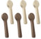 Zzcy 6 Pcs Cuillère de Sculpture sur Bois Vierge 15.8x2cm Non Finies Bloc de Bois de tilleul x3 Noyer x3 Bloc de Bois à Sculpter pour Débutants Artisanat de Bricolage Sculpture