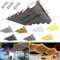 Einziehbar Welle Sonnensegel 250x500cm(BxL) Verstellbar Schattenabdeckung Sonnenschutz Wasserdicht Outdoor Pergola UV-beständig Markise Anwendbar auf Terrasse Garten Dunkelgrau