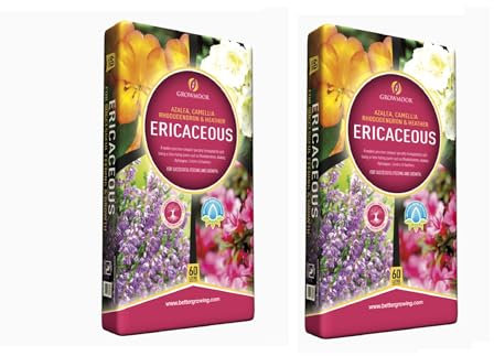 2 x FOR SUCCESSFUL FEEDING GROWMOOR ERICACEOUS COMPOST 60L