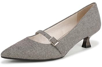 LifeStride Womens Madelyn Pump Brown Linen 9.5 M