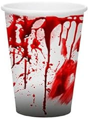 LP Divertissements Lot de 12 - Halloween Lot de 8 gobelets en Carton