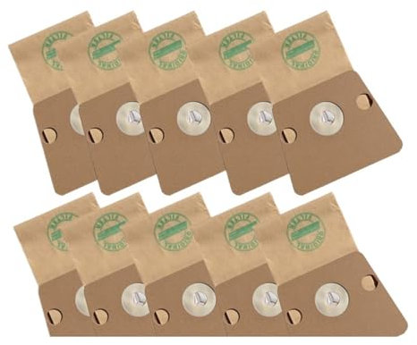 Lot De 10 Sacs À Poussière En Papier For Aspirateur Rowenta (ZR480/ZR486/ZR425/RO1274) Et RO1221