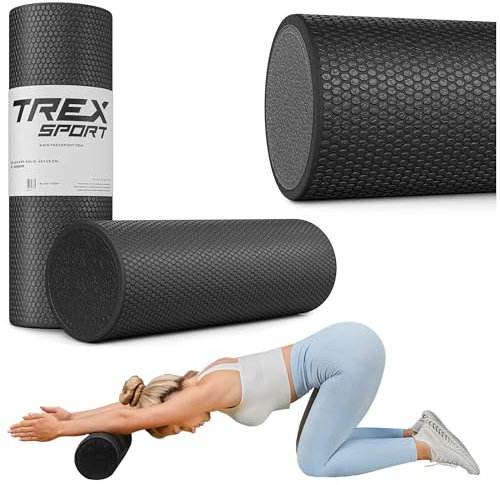 TREX SPORT Faszienrolle Mini-Noppen TX-045EPR | Foam Roller aus EPP-Schaumstoff, 45cm, leicht | Fitnessrolle für Rücken, Yoga, Ganzkörper-Selbstmassage