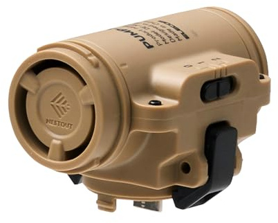NESTOUT Pump-1 Air Pump for Camping, Modular Outdoor Inflator for NESTOUT Batteries (Sold Separately), Quiet Dual-Speed Brushless Motor, 8 Nozzles for Mattress, Pads & Floats