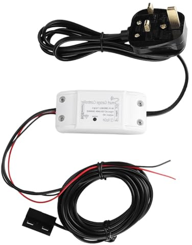 Durlo WiFi Garage Door Opener, Smart Garage Door Controller, Universal Multi-user Access for Home Office(100-240V)
