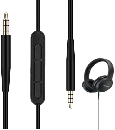 Mewneap Câble Audio de Remplacement 3,5 mm vers 2,5 mm Compatible avec Bose 700 Quietcomfort QC25 QC35 QC35II QC45 Casque 700 JBL Tune 760NC 750BTNC et Casque Prise Jack Multi-Appareils