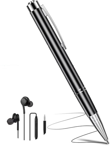 128GB Digital Voice Recorder, 1600 Hrs Capture information Storage Device,Digital Audio Storage Device with Back Clip Perfect Capture Every Word for Lecture Interview Meeting Class