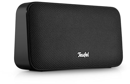 Teufel Motiv® GO 2 Bluetooth Speaker Wasserdichter Tragbarer Lautsprecher | für draußen mit Langer Akkulaufzeit (15 h), IPX5-Norm, Wireless Musikstreaming, USB-C Soundkarte, Party Modus - Night Black