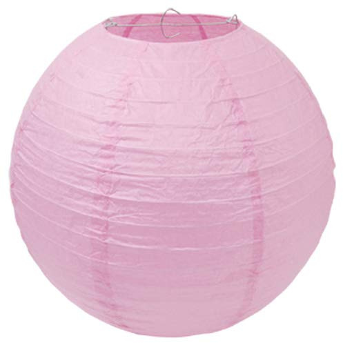 Creativery 10 Papier Lampion 30cm Laterne Hochzeit Party Wohnungsdeko Hängedeko Raumdeko Geburtstag Feier (rosa 148)