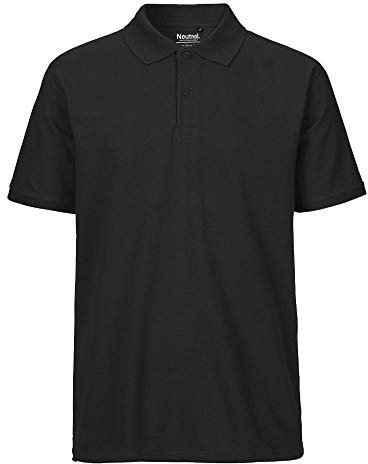 Neutral - Herren Poloshirt 'Classic' / Black, 4XL
