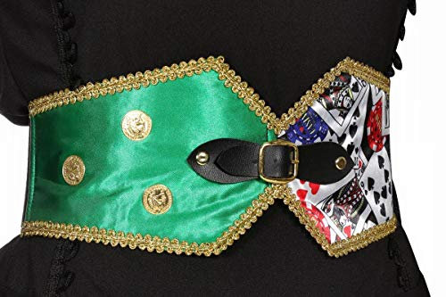 Wilbers Kostüm Zubehör Gürtel Casino Spielkarten Karneval Fasching