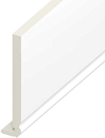 400mm UPVC Ogee Fascia 18mm Thick x 5m Length Bargeboard Board Plastic Window Cill