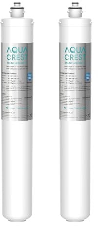 AQUA CREST I2000 2 Under Sink Water Filter, Replacement Cartridge for Everpure i2000, MC2, ESO7, MH2, EV9612-22, EV9612-56, EV9607-25, EV9613-21, Pack of 2