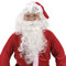 HOWAF Weihnachtsmann Nikolaus Perücke und Bart Set mit Einer Brille, Weihnachtsmann Perücke und Bart Erwachsenen Santa Claus Cosplay für Herren Weihnachtsmann Nikolauskostüm deko zubehör