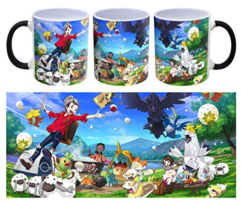 Colour Changing Heat Reactive Magic Coffee Mug/Tea Cup POK (Sword & Shield)