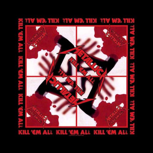 Metallica Bandana Kill Em All Band Logo Nue offiziell Schwarz