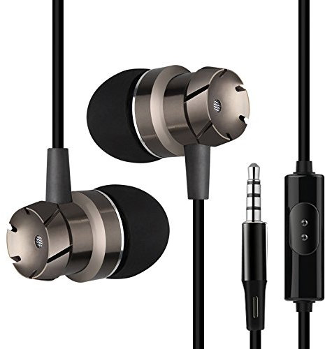 Ziyan In-Ear Kopfhörer + Mikrofon Ohrstöpsel Headset für Huawei Samsung HTC Bass Klang