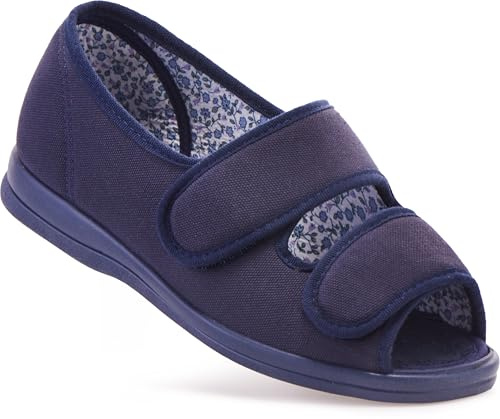 Cosyfeet Milly - Extra Wide Women's Fabric Shoes - 6E Width