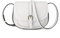 AFKOMST Umhängetasche für Damen, kleine Umhängetasche und Umhängetasche, Vintage-Sattelhandtaschen, veganes Leder, weiß