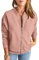 GeGekoko Sweat-shirt zippé pour femme - Veste surdimensionnée - Couleur unie - Manches longues - Haut avec poche, Rose, XL