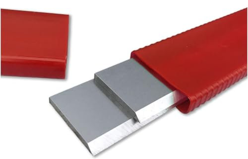 Diamwood Jeu de 2 Fers de Dégauchisseuse/Raboteuse en Carbure HM - 310 x 30 x 3 mm - Compatible avec LUREM, KITY, SCHEPPACH, et plus - Réaffûtable - Performances supérieures - Couleur Acier