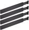 Relaxdays Schubladentrenner, 4er Set Ladentrenner, verstellbar von 46 bis 56 cm, Schubladenteiler Küche, Bambus, schwarz