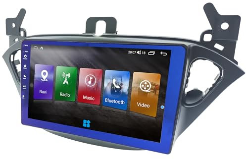 OVRICH Autoradio Android per Opel Corsa (2015~2019) Adam (2013~2016) radio stereo lettore multimediale 9'' Blue Ray, supporto Wireless Carplay Android Auto, navigazione GPS, Bluetooth, SWC, FM