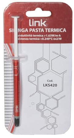 LINK Pâte Thermique Conductrice pour dissipateurs 1 gramme en seringue avec spatule