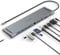 PWAYTEK 11 in 1 USB-C Docking Station & Hub 2x4K HDMI, VGA, Triple Monitor, 100W PD, 5Gbps USB 3.0, SD/TF, Ethernet, 3.5mm Audio, Laptop Adapter for Mac/Win