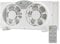 Holmes 9 Twin Digital Window Fan, Reversible Airflow Blades, In/Out Exchange, 3 Speeds, Built-In Extender Panels, Ideal for Home, Bedroom or Office, Remote Control, White