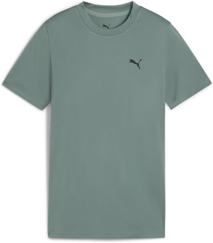 PUMA Jungen Tad ESS Tee B T-Shirts, Green Moon, 152 EU