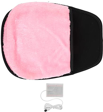 Denash Heizendes Mauspad, Geräumiges und Warmes Handwärmendes Mauspad für Schreibtischzubehör (PINK)