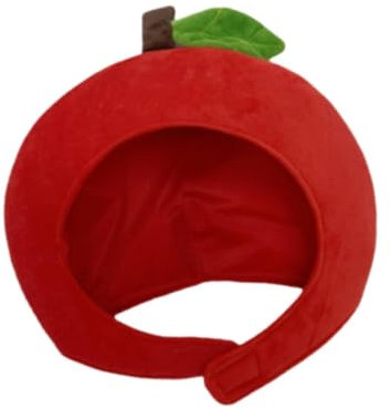 Baoblaze Obst Kopfbedeckung Hut Geburtstag Party Hut für Geschenk Feiertage Maskerade Rollen Spielen, Apfel