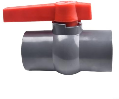 50mm PVC Rohrverbinder Klebemuffe, 20Mm 25Mm 32Mm 40Mm 50Mm Pool Wassersteuerung Ventil, Absperrventil PVC Kugelhahn Klebemuffe, Gartenbewässerung Kugelhahn, Wasserpumpe Anschluss Ventil